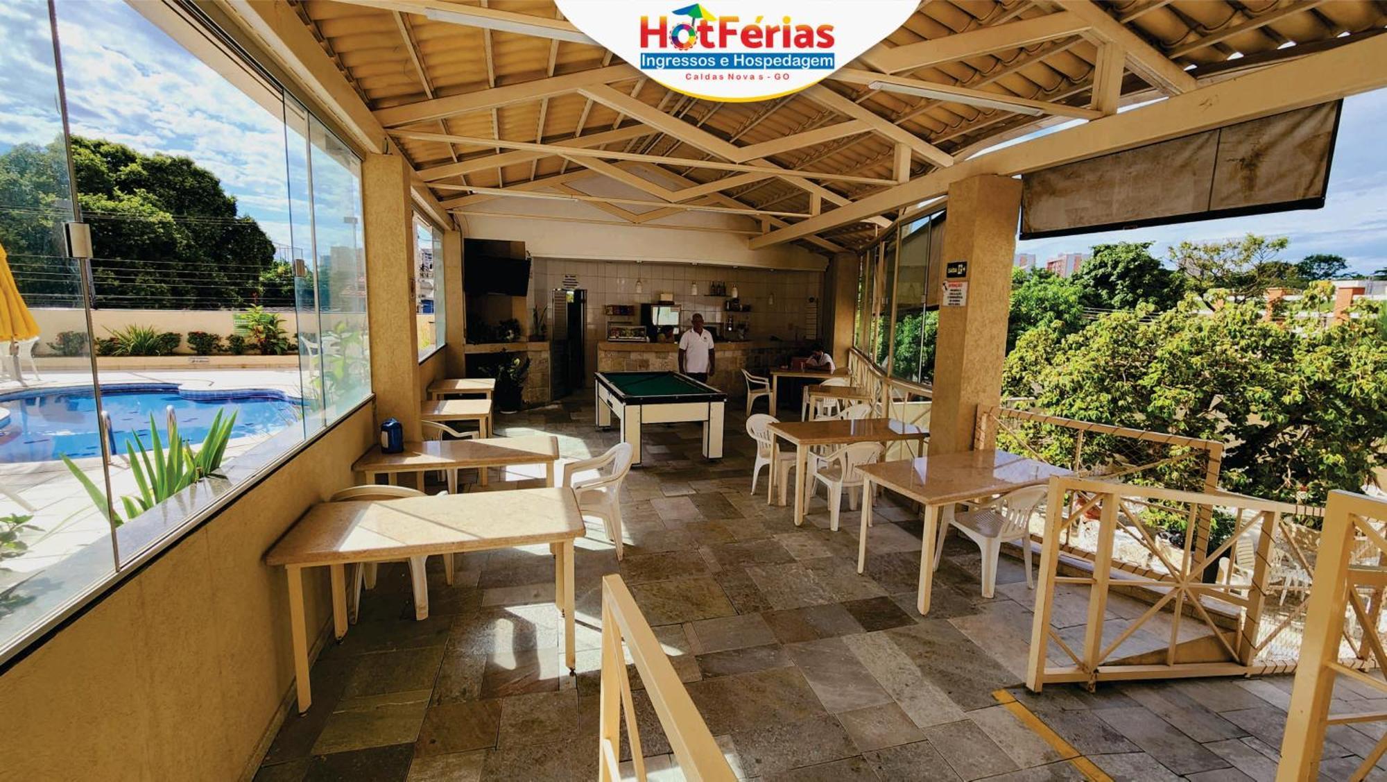 Flat Paradise, Piscinas Termais, Proximo Ao Centro - Hotferias Caldas Novas Εξωτερικό φωτογραφία