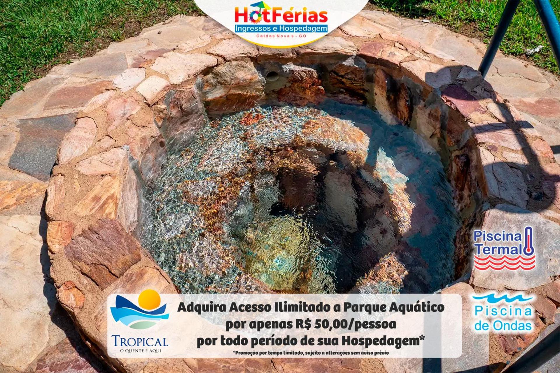 Flat Paradise, Piscinas Termais, Proximo Ao Centro - Hotferias Caldas Novas Εξωτερικό φωτογραφία